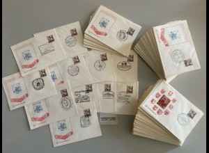 Lot mit ca. 400 Sonder-Poststempel-Belegen Österreich aus Abo Juni 1974 - Mai 76