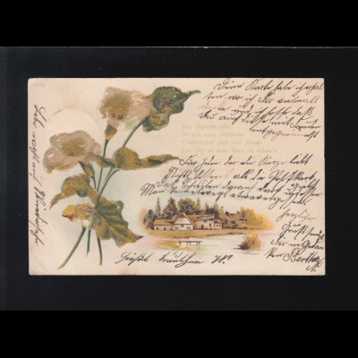 Landschaft See Die Blumenranke ist wie mein Gedanke Heinsberg/Düsseldor 3.7.1899