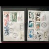 Sammlung Antarktis / Schiffspost, über 60 Belege zum Thema im Ringbinder