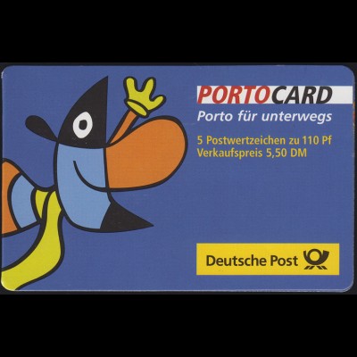 PORTOCARD Twipsy 1999 Weltausstellung Expo Hannover 2000 mit 5x2042 **
