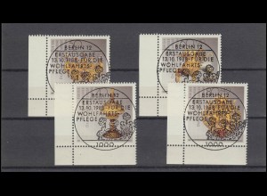 818-821 Gold- und Silberschmiedekunst 1988: Ecken unten links, zentrische ESSt