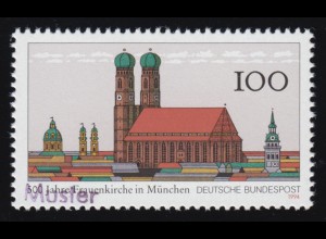 1731 Frauenkirche in München, Muster-Aufdruck
