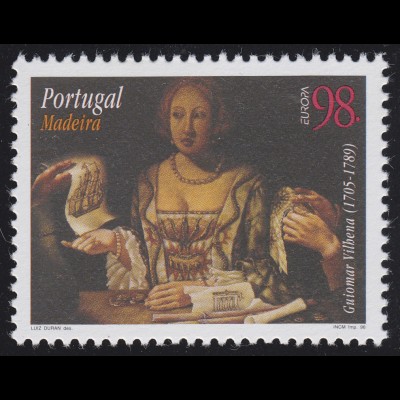 Portugal - Madeira: EUROPA / CEPT Guiomar Vilhena 1705-1789, Marke **