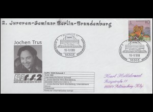 Werbeumschlag WU 2 II Jochen Trus, Juroren-Seminar SSt Schwedt 19.9.1999