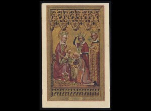 AK Schule von Köln ca. 1410: Die Anbetung der heiligen Drei Könige, ungebraucht