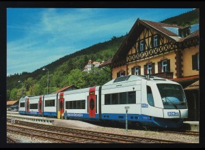 AK Leichttriebwagen VT 117, SSt Bayrischzell, 100 Jahre Bahnstrecke, 10.7.2011
