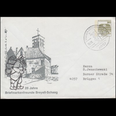 39II Netz 10 Pf. MeF Brief SSt HALSTENBEK Forstpflanzen-Anzucht 8.9.1948