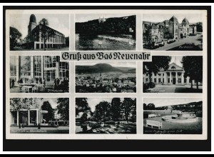 AK Gruss aus Bad Neuenahr: 9 Bilder, BERLIN 4.1.1944 als Ortspostkarte