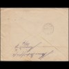 Tschechoslowakei 168 Taube mit 222+224 Masaryk auf R-Brief BRÜNN / BRNO 23.4.25