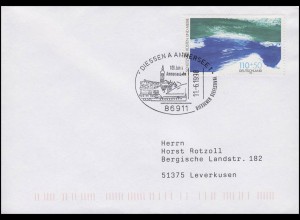 100 Jahre Ammerseebahn, Brief SSt Diessen am Ammersee Seefestival 11.6.1998