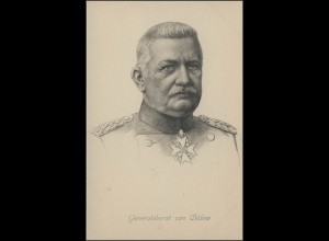 Ansichtskarte 1. Weltkrieg: Generaloberst Karl von Bülow, ungebraucht