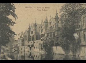 Ansichtskarte Feldpost Bruges/Franc Paleisi, 3.3.1917 nach Birth/Niederkrüchten