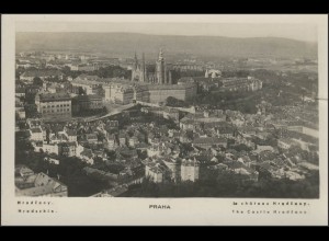 Ansichtskarte Prag/Tschechoslowakei: Der Hradschin, Prag/Praha 6.1.1934