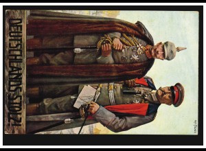 Ansichtskarte Deutschlands Stolz! Kaiser Wilhelm II. und Hindenburg, ungebraucht