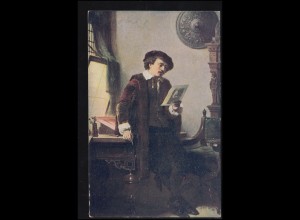 Künstler-AK Pieneman: Rembrandt in seinem Atelier, Verlag M.K.B., ungebraucht