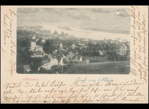 Ansichtskarte Gruss vom Rhein: Rhöndorf 10.7.1899 nach CÖLN 10.7.99