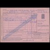 410 Heuss 3 Fr Paar MeF auf Buchbestellkarte Bertelsmann SSt WADERN 15.10.1958