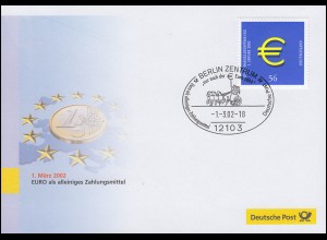 Euro-Einführung: SSt Berlin 1.3.02: Euro als alleiniges Zahlungsmittel