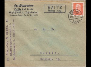 Chile Brief SANTIAGO 4.7.30 mit Flugpost-Aufdruckmarken nach Hamburg