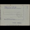 Gebühr-bezahlt-Stempel auf R-Brief SAARBRÜCKEN nach ROSTOCK 6.3.1946