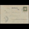 AK Gruss aus Lindau im Bodensee - Totalansicht, 27.7.1898 nach MÜNCHEN 27.8.98