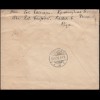 Rußland Umschlag U 33D Wappen als R-Brief mit Zusatzfr. RIGA-BAHNHOF 15.8.1908