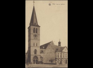 Belgien Ansichtskarte Bree: Kerk en Stadhuis, BREE 28.9.1925