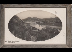 Ansichtskarte Der Rhein. Rolandseck und Siebengebirge, MEHLEM 10.8.1911