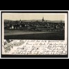 AK Gruss aus Hildesheim Panorama, Bahnpost HALLE/SAALE-LÖHNE ZUG 526 - 6.8.1898