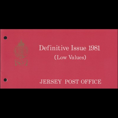 Großbritannien - Jersey 242-252A Familienwappen ** Folder Definitive Issue 1981