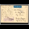 AK Colmar: La Petite Venise, Feldpostkarte 3.1.1917 mit schwachem Briefstempel