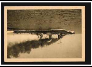 Foto-AK Schiffe: Versenkung der deutschen Flotte in Scapa Flow: S.M.S. v.d.Tann