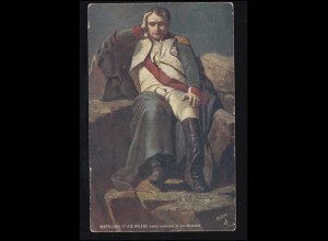 AK Paul Delaroche: Napoleon, TUCK-Postkarte OILETTE, ungebraucht 