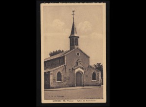 Foto AK France Eglise du Sacré-Coeur LIMOGES, Photo C. Machon, Feldpost 4.6.1940