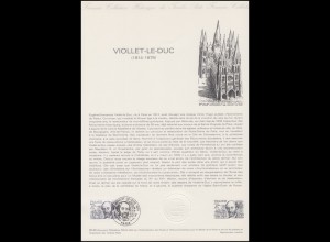 Collection Historique: Architekt und Denkmalpfleger Eugène Viollet-le-Duc 1980