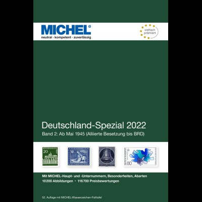 MICHEL Deutschland Spezial 2022 Band 2 (ab Mai 1945)