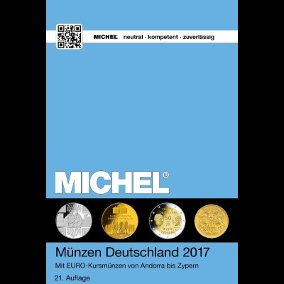 MICHEL Münzen-Katalog Deutschland 2017 mit Euro-Kursmünzen und Numisblätter