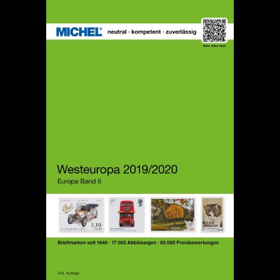MICHEL EK 6 Westeuropa 2019/2020 in Farbe - sauber GEBRAUCHT