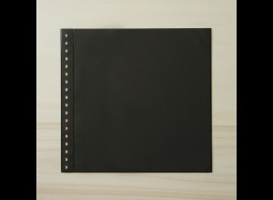 LINDNER Omnia Einsteckblatt 01 schwarz, 1 Streifen