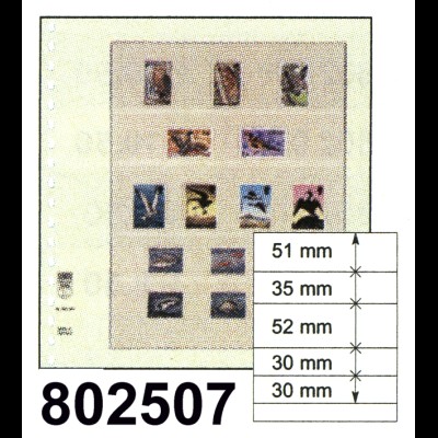 LINDNER-T-Blanko - Einzelblatt 802 507
