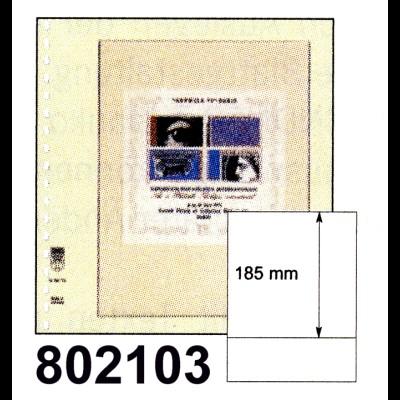 LINDNER-T-Blanko-Blätter Nr. 802 103 - 10er-Packung