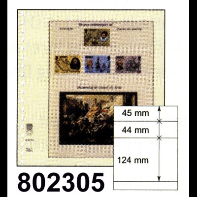 LINDNER-T-Blanko-Blätter Nr. 802 305 - 10er-Packung