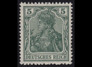 85 IIa Germania 5 Pf. Deutsches Reich Kriegsdruck, **