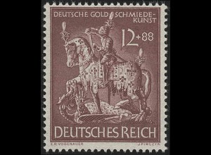 861 Gesellschaft für Goldschmiedekunst 1943 12 Pf **