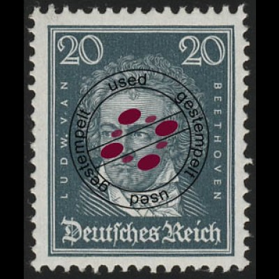 392X Köpfe berühmter Deutscher 20 Pf Beethoven O