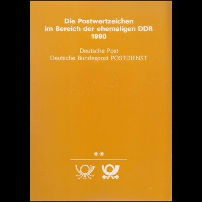 amtliches Jahrbuch DDR 1990 postfrisch ** komplett, wie verausgabt