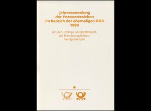 amtliche Jahressammlung DDR 1990 mit ESSt