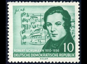 541 Robert Schumann 10 Pf ** postfrisch