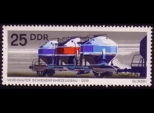 1847 Schienenfahrzeugbau Güterwagen 25 Pf ** postfrisch