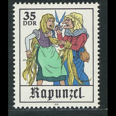 2386 Märchen - Rapunzel 35 Pf **